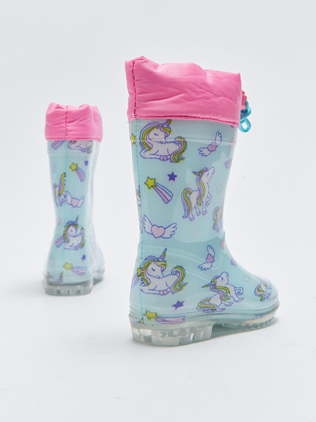 LCW STEPS Printed Baby Girl Boots with Buckle -W22243Z1-PWC