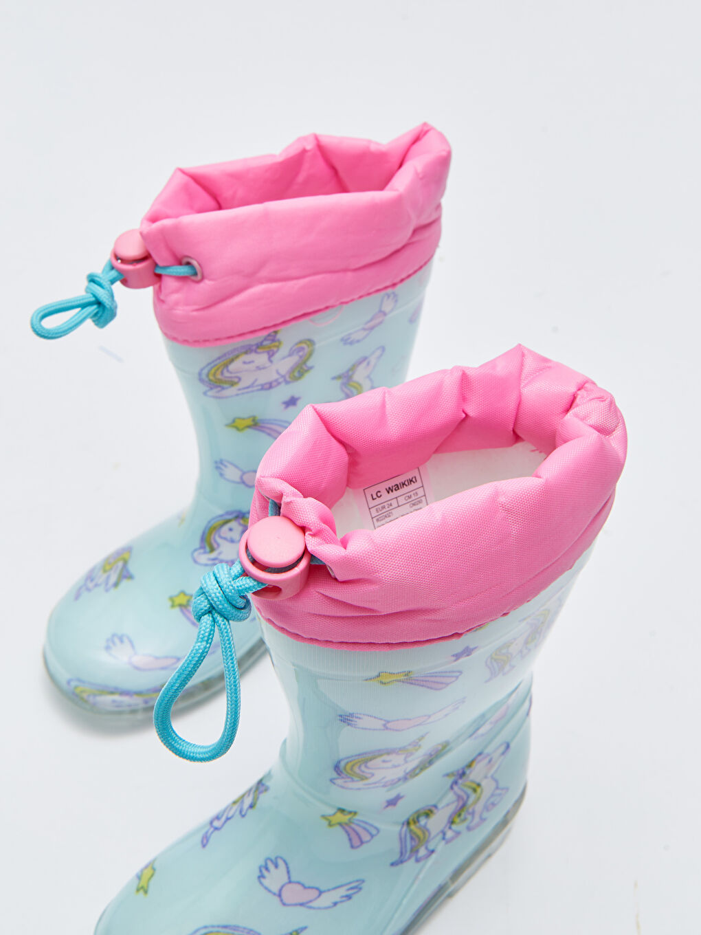 LCW STEPS Printed Baby Girl Boots with Buckle -W22243Z1-PWC
