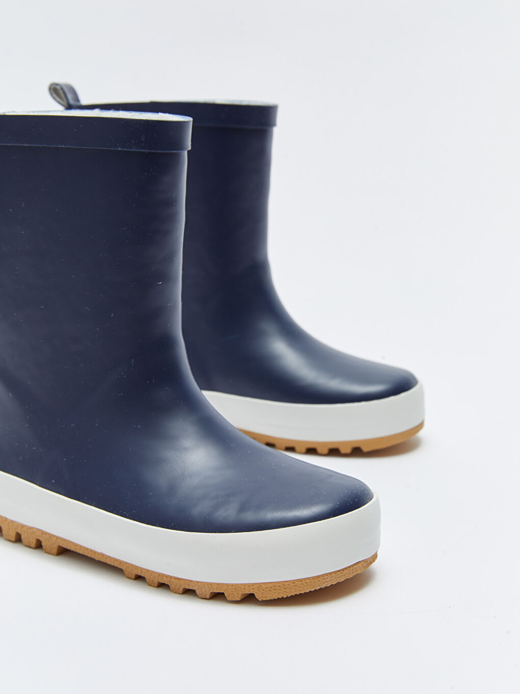 Lacivert Aplike Baskılı Kapüşonlu Tunik-2