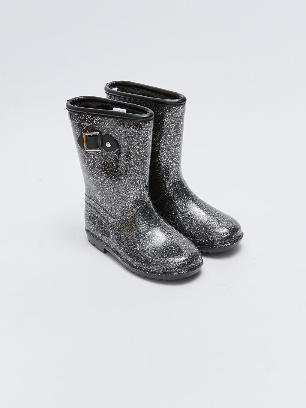 LCW STEPS Glitter Look Buckle Detailed Girls Rain Boots -W22252Z4-HUC