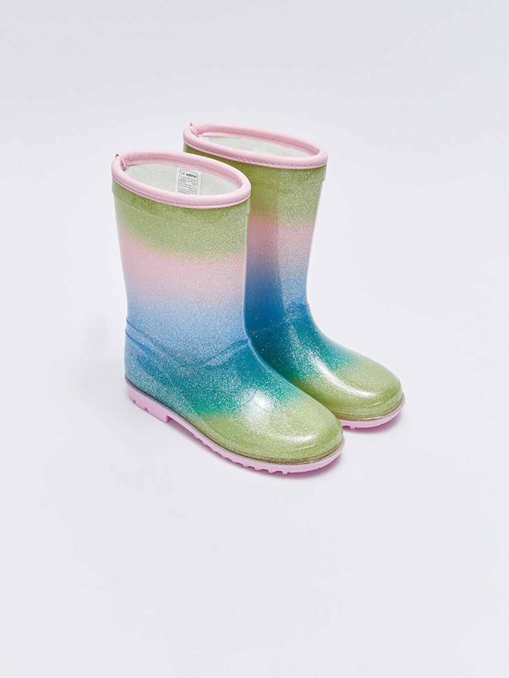 Multicolored Girls' Rain Boots