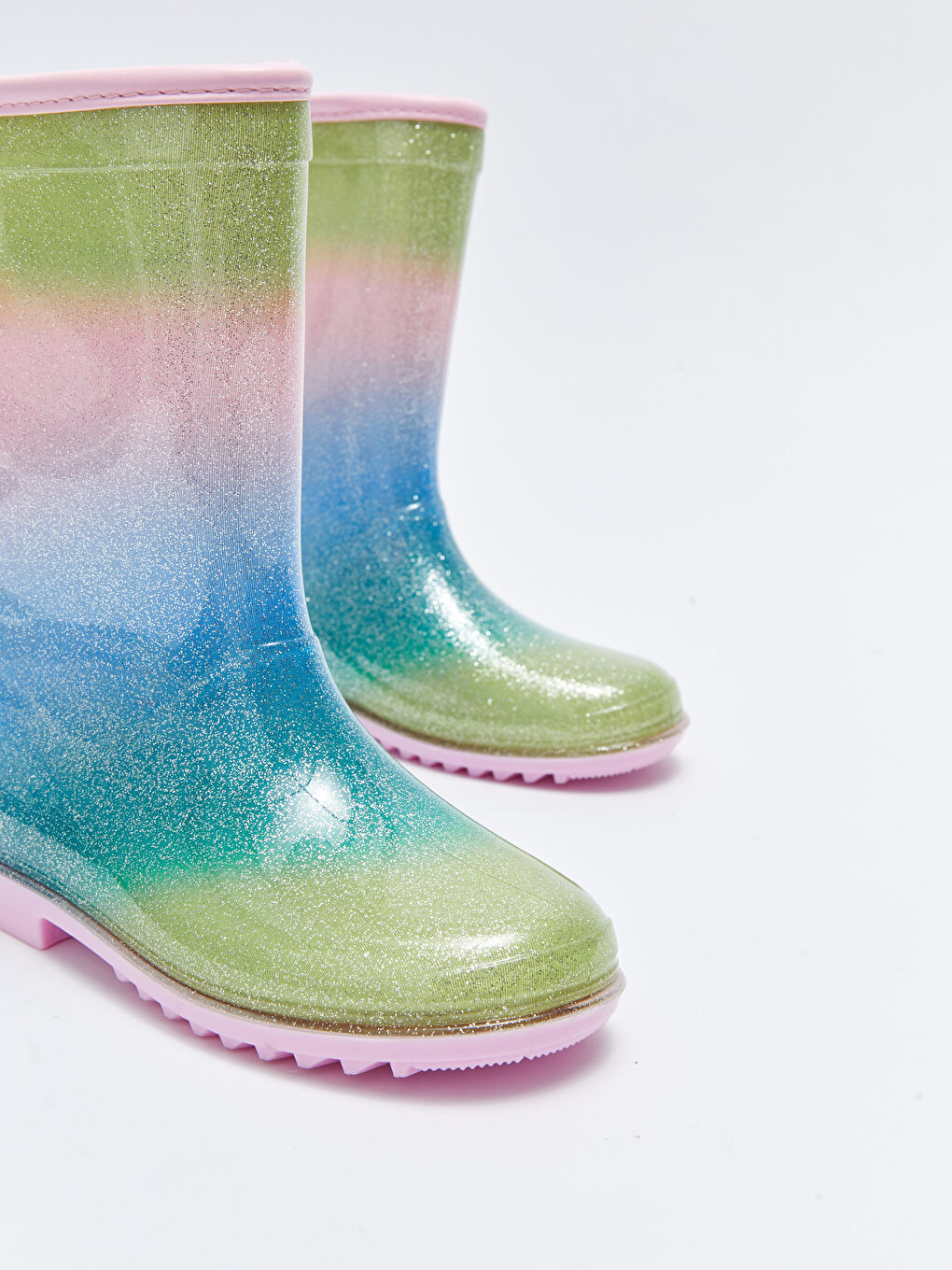 Multicolored Girls' Rain Boots-2