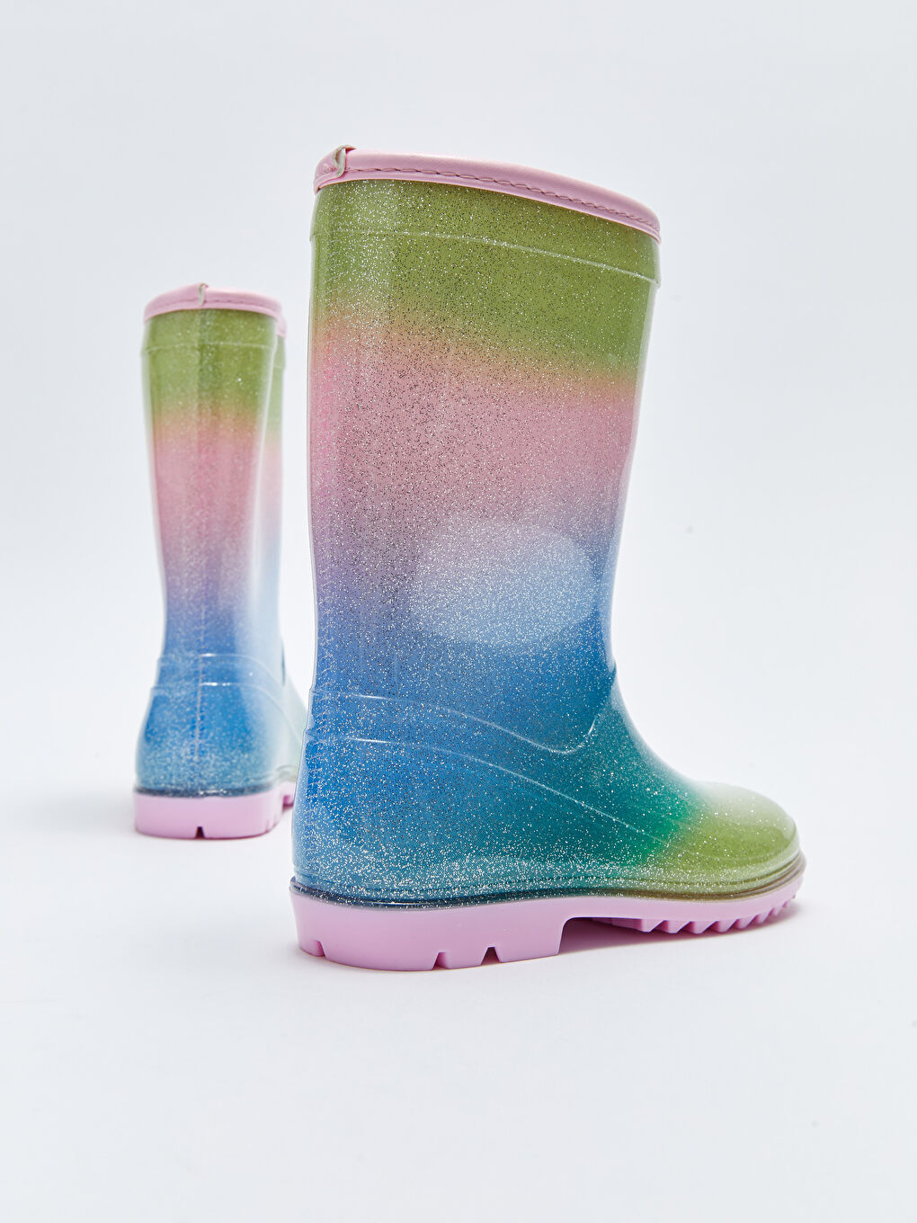 Multicolored Girls' Rain Boots-4