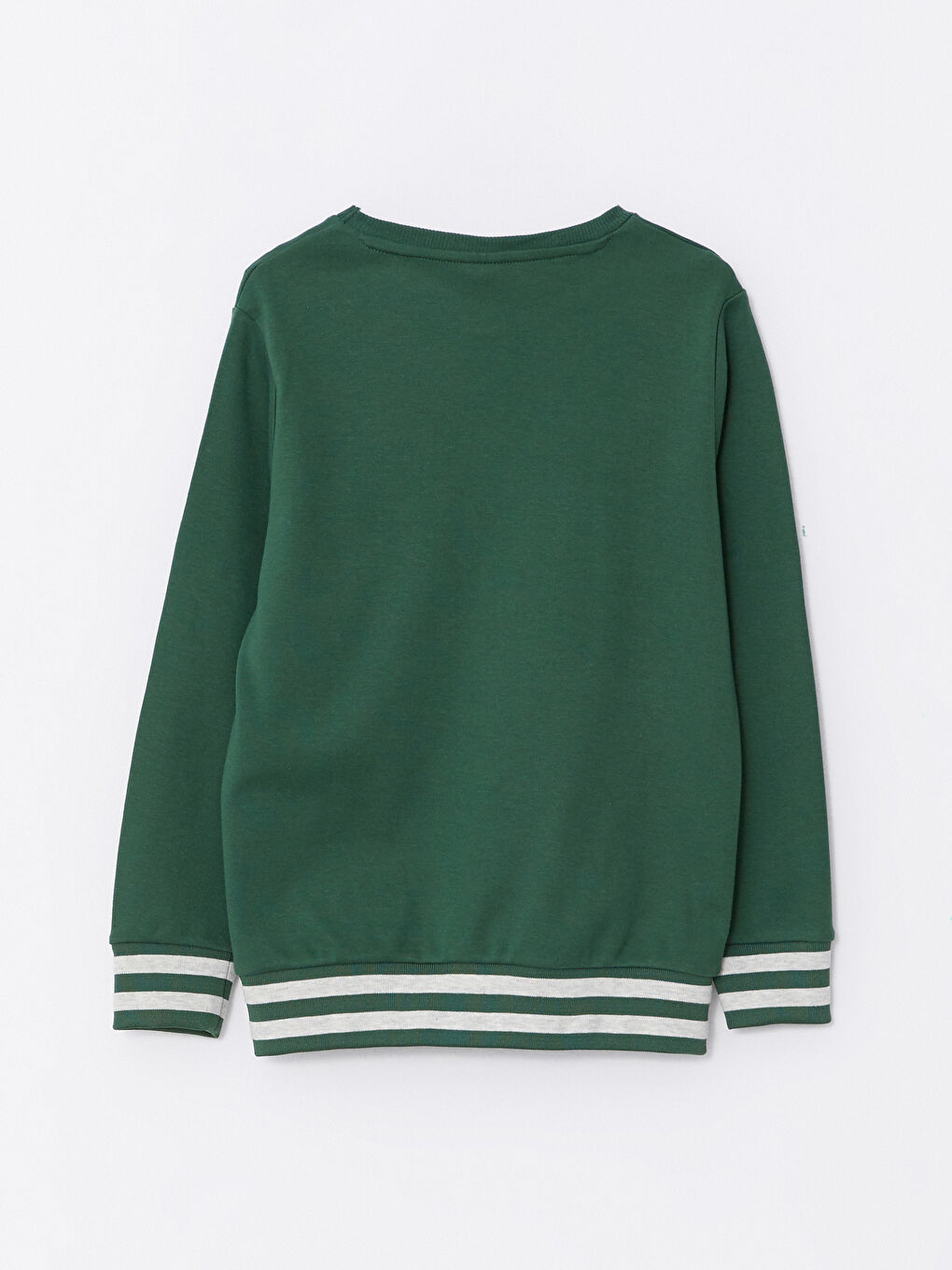 Crew Neck Printed Long Sleeve Boys' Sweatshirt-4