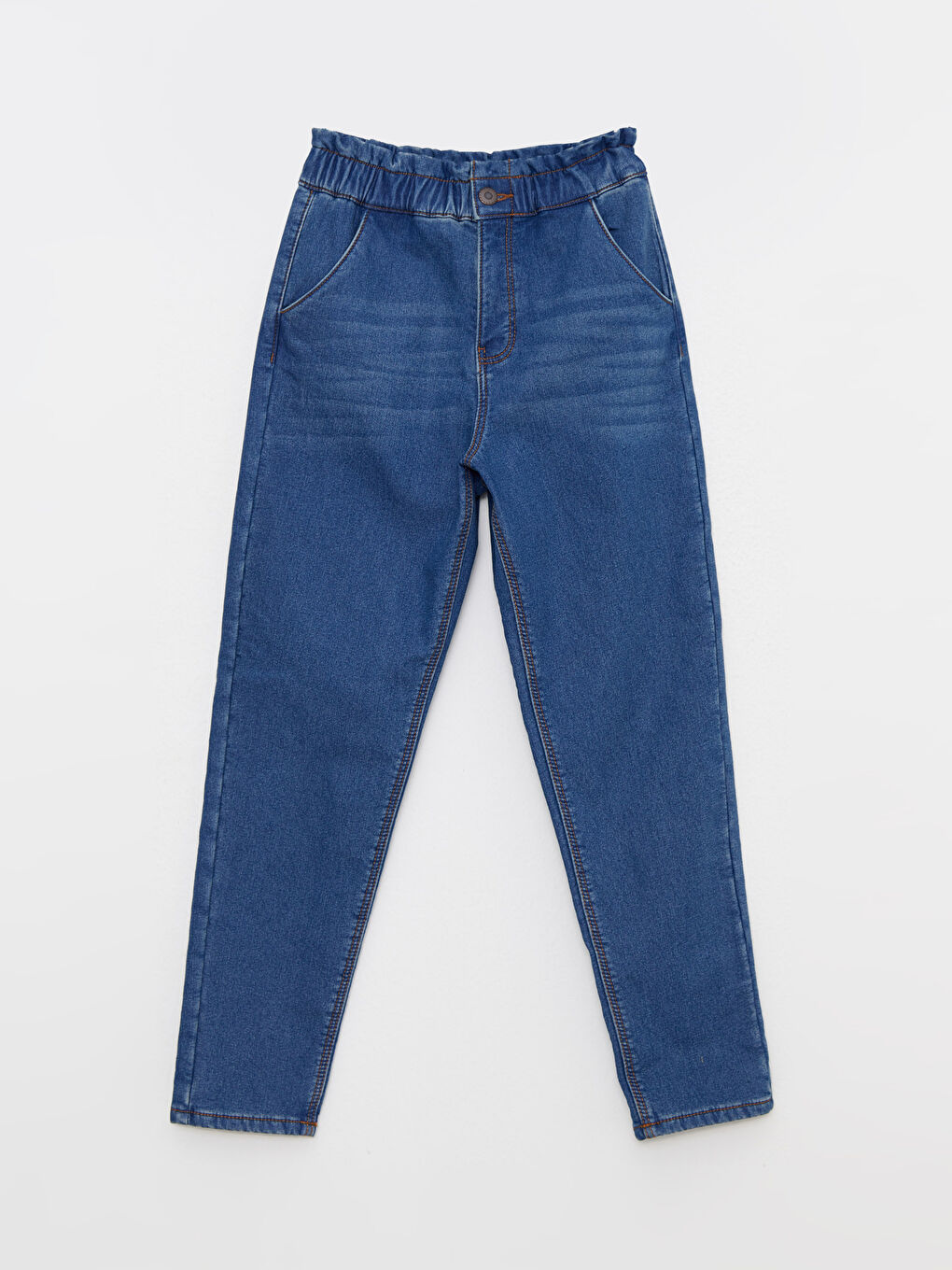 LCW Kids Дънки за момичета с еластична талия -W22288Z4-309