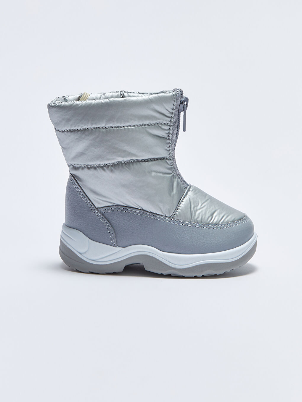 Bottes de neige brillantes à fermeture éclair pour bébé fille-1