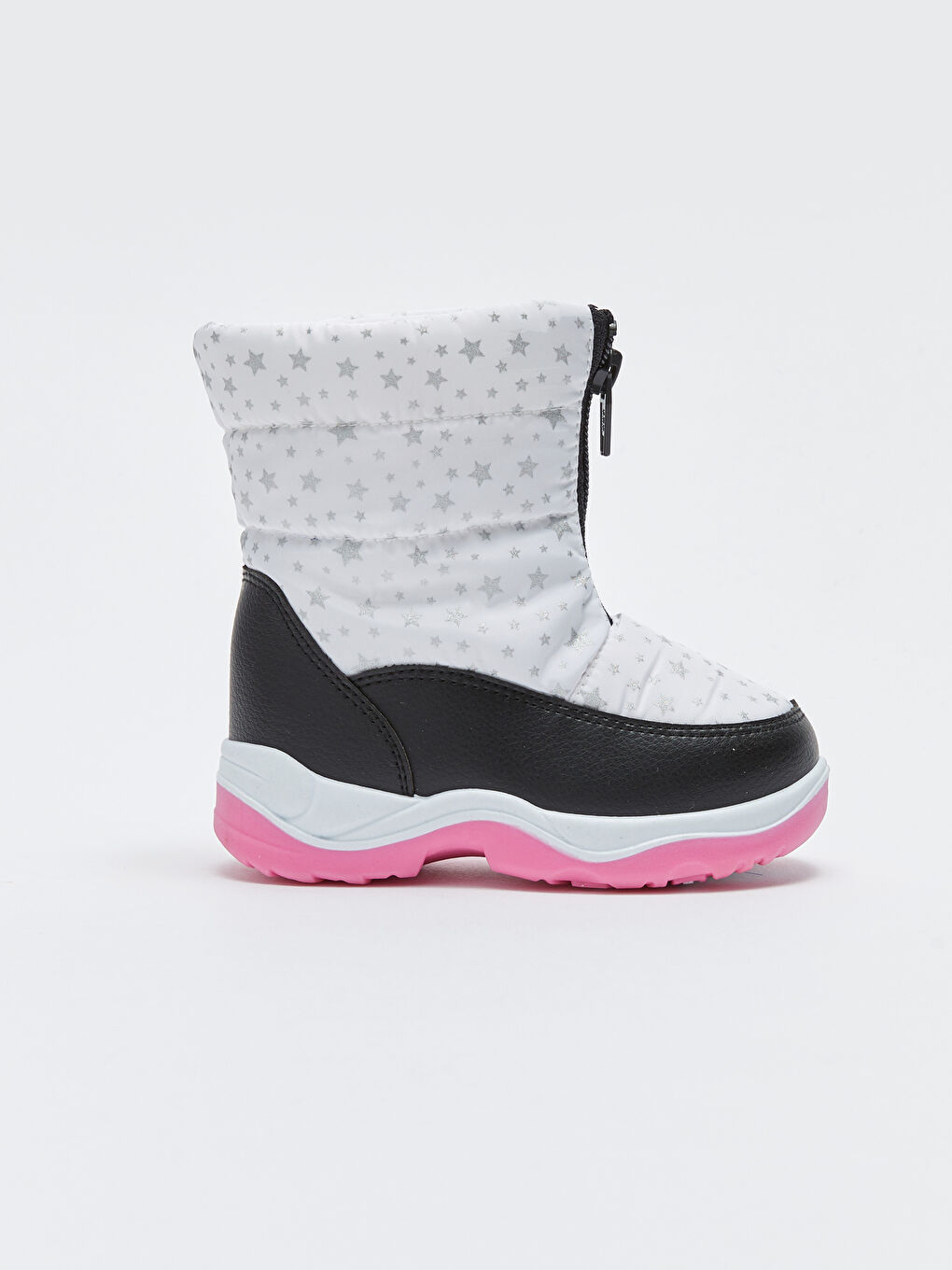 Сапоги для малышек девочек с принтом и молнией-1