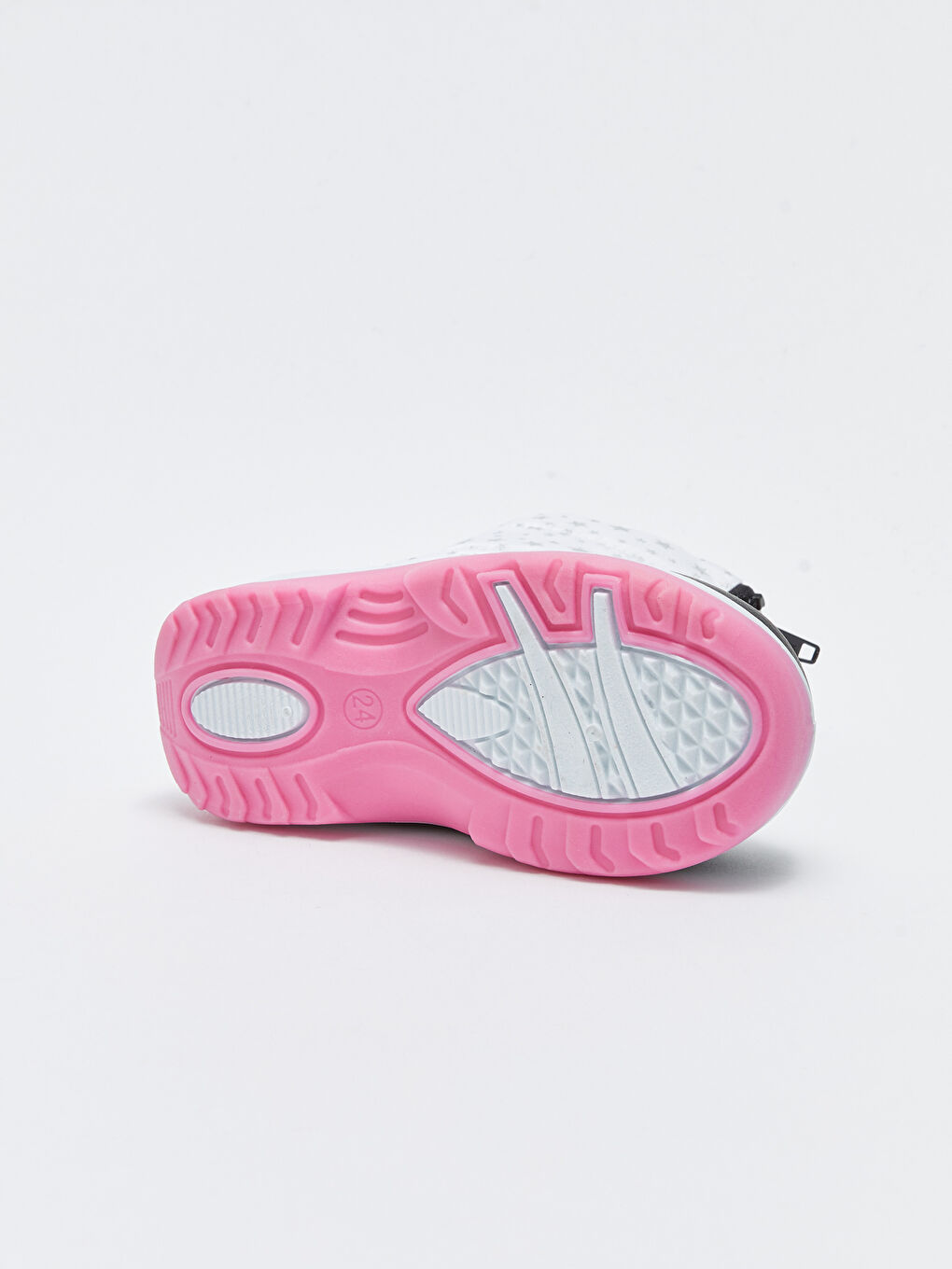 Сапоги для малышек девочек с принтом и молнией-3