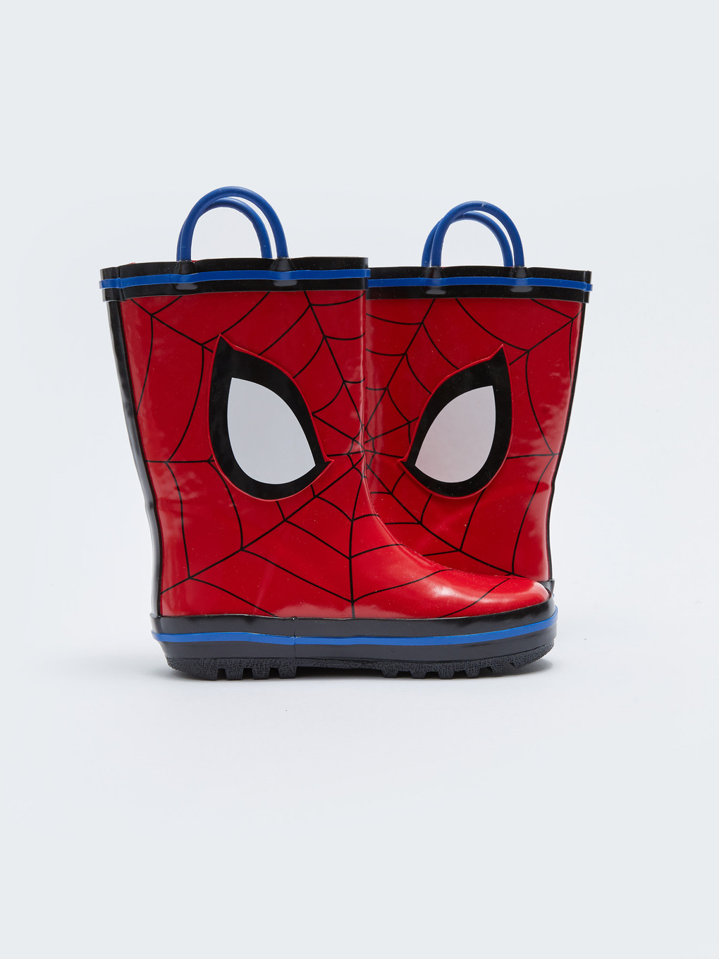 Bottes De Pluie Garçon Spiderman - Licence Marvel - Taille 26 Antidérapante Ajustable
