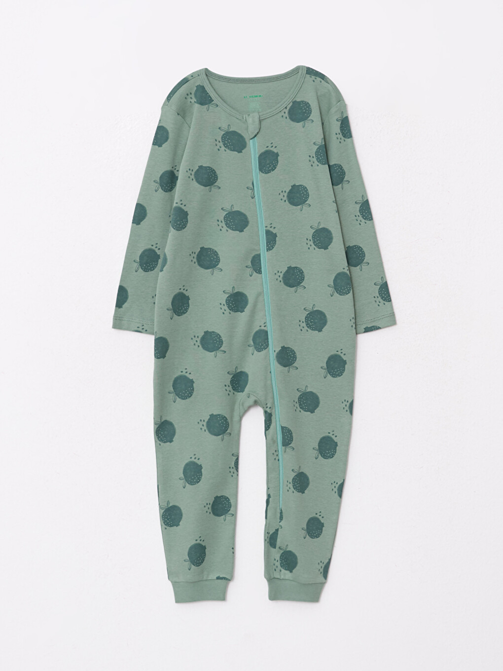 Crew Neck Long Sleeve Printed Baby Boys Jumpsuit 2 Pack-2