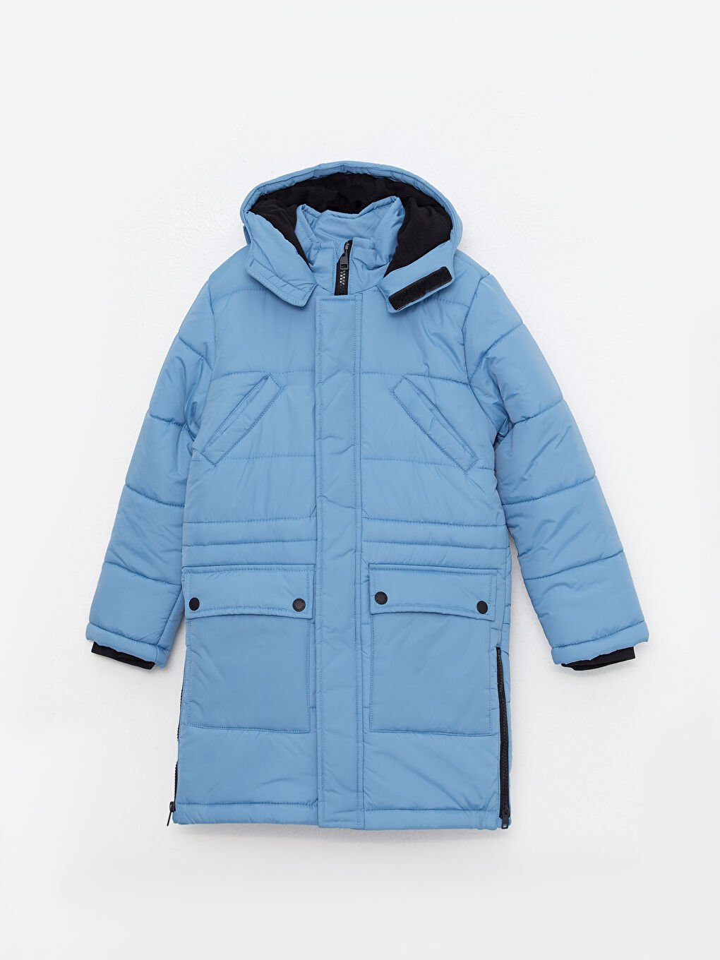 LCW Kids Kapüşonlu Basic Erkek Çocuk Mont