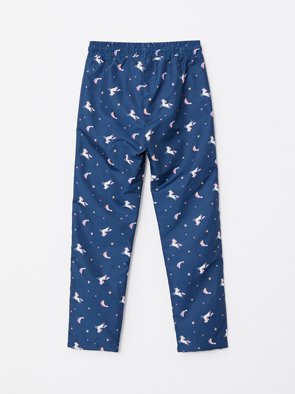 Pantalon Fille À Motifs Taille Élastique Doublé Polaire-1