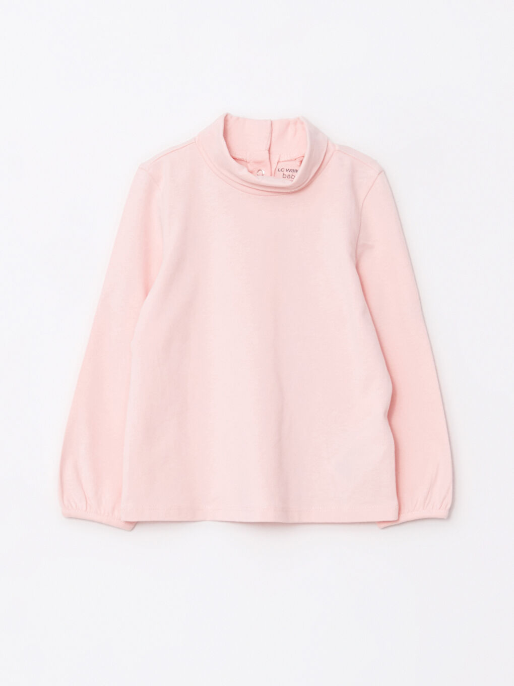 LCW baby Half Turtleneck Long Sleeve Basic Baby Girl T-shirt -W22392Z1-FRA