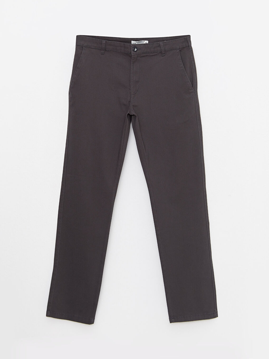 LCWAIKIKI Classic Antrasit Standart Kalıp Gabardin Erkek Chino Pantolon - 5