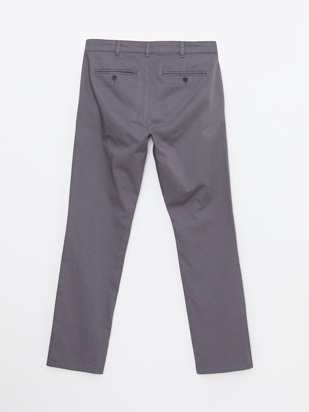 Gri Standart Kalıp Armürlü Erkek Pantolon-6