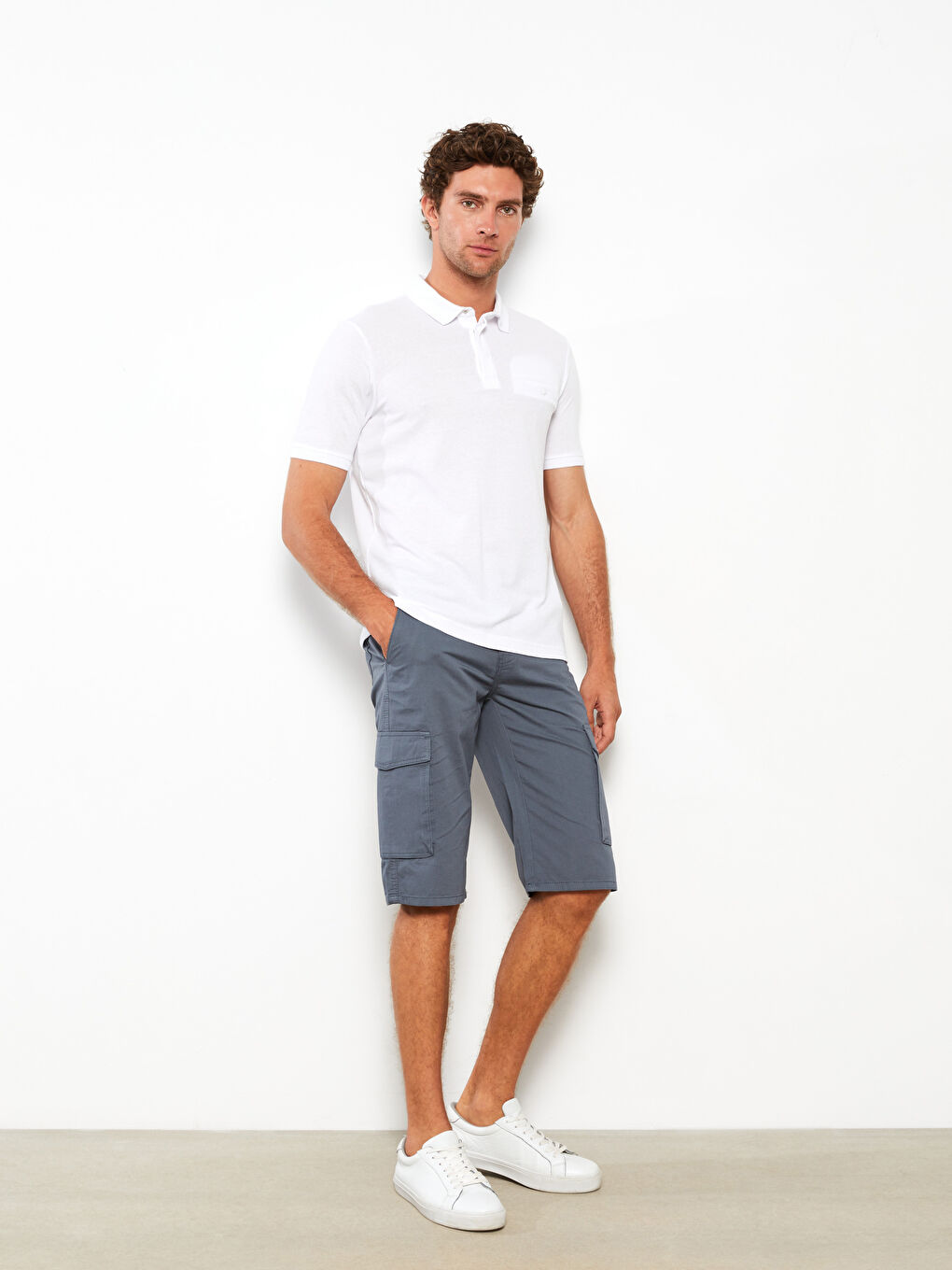 Standard Pattern Gabardine Men's Shorts -W22412Z8-SSD