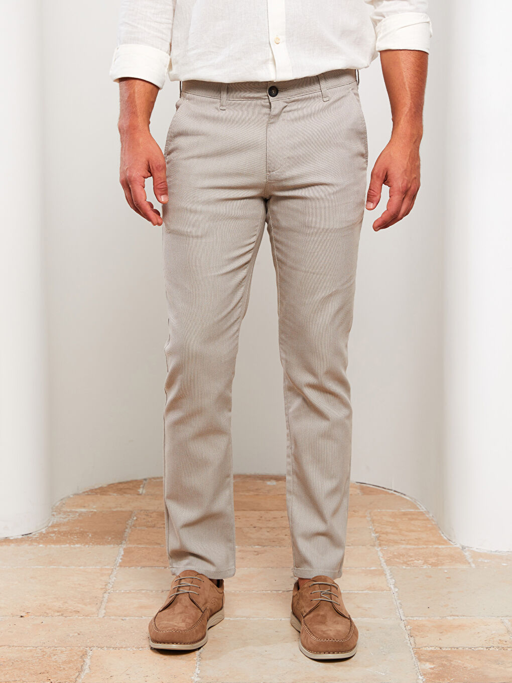 SOUTHBLUE Taş Slim Fit Dokulu Erkek Pantolon - 3