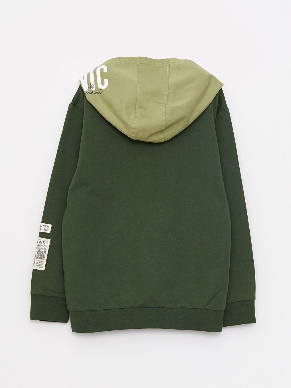 LCW Kids Hooded Printed Long Sleeve Boys' Sweatshirt -W22436Z4-HCY