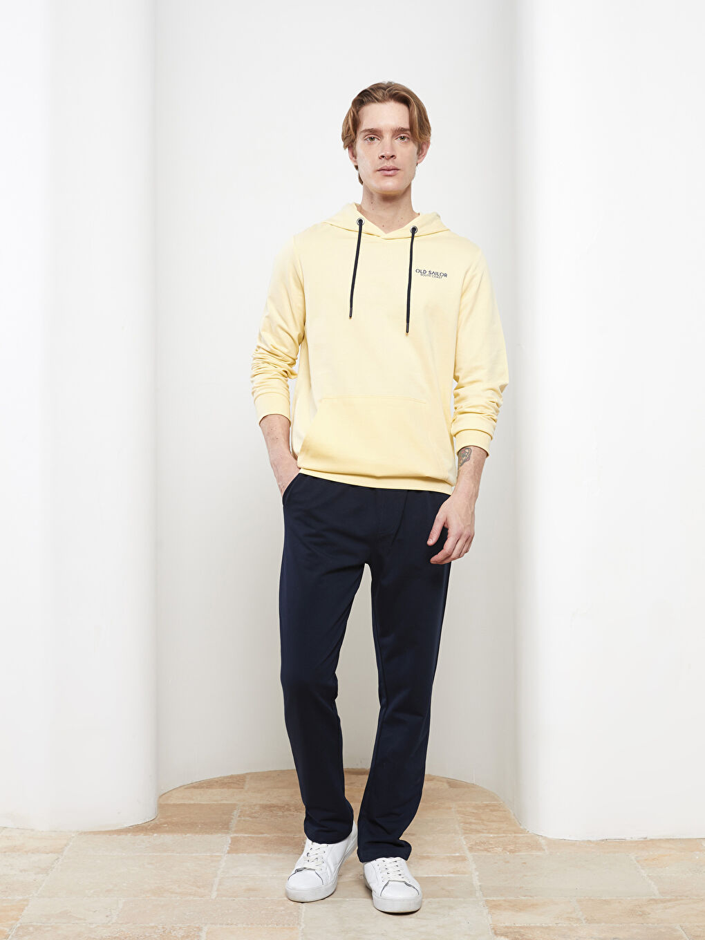 Lacivert Standart Kalıp Erkek Eşofman Altı