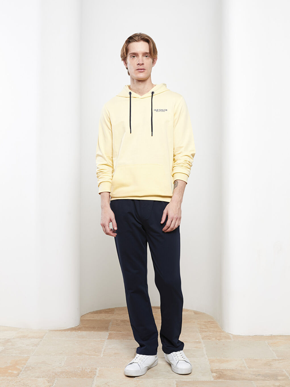 Lacivert Standart Kalıp Erkek Eşofman Altı-1