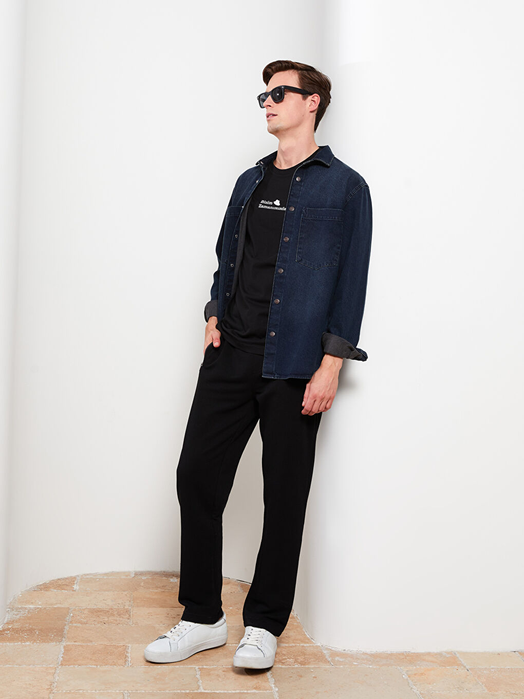 Relaxed Fit Men's Sweatpants-1