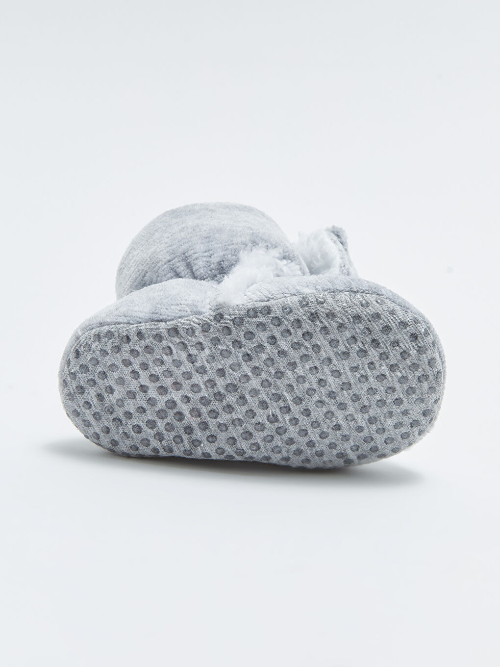 Gri 3D Patchli Erkek Bebek Yürüme Öncesi Ev Botu-3