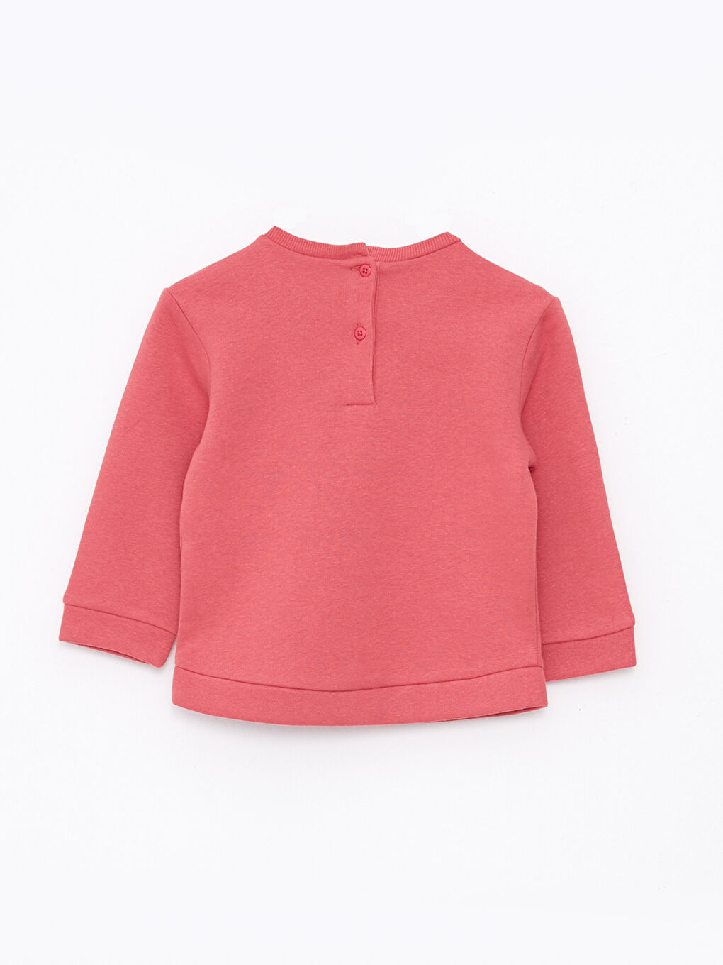 Hanorac pentru Bebeluși Fete cu Guler Rotund, Mânecă Lungă, Imprimat-1