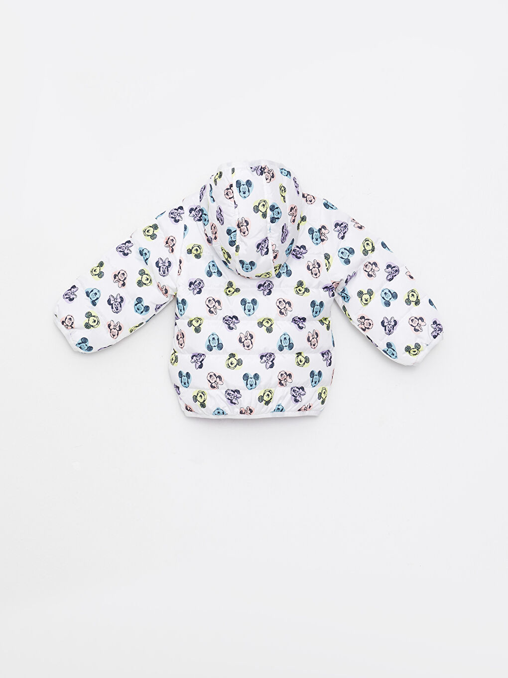 LCW baby Hooded Long Sleeve Minnie Mouse Printed Baby Girl Coat -W22522Z1-LRA
