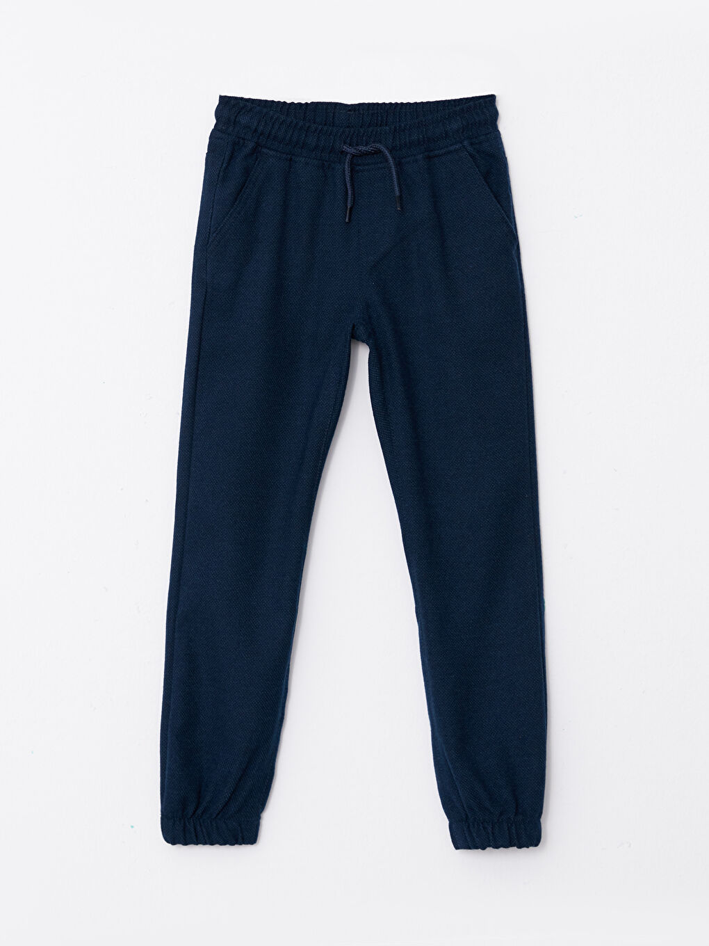 Lacivert Beli Lastikli Basic Erkek Çocuk Jogger Pantolon