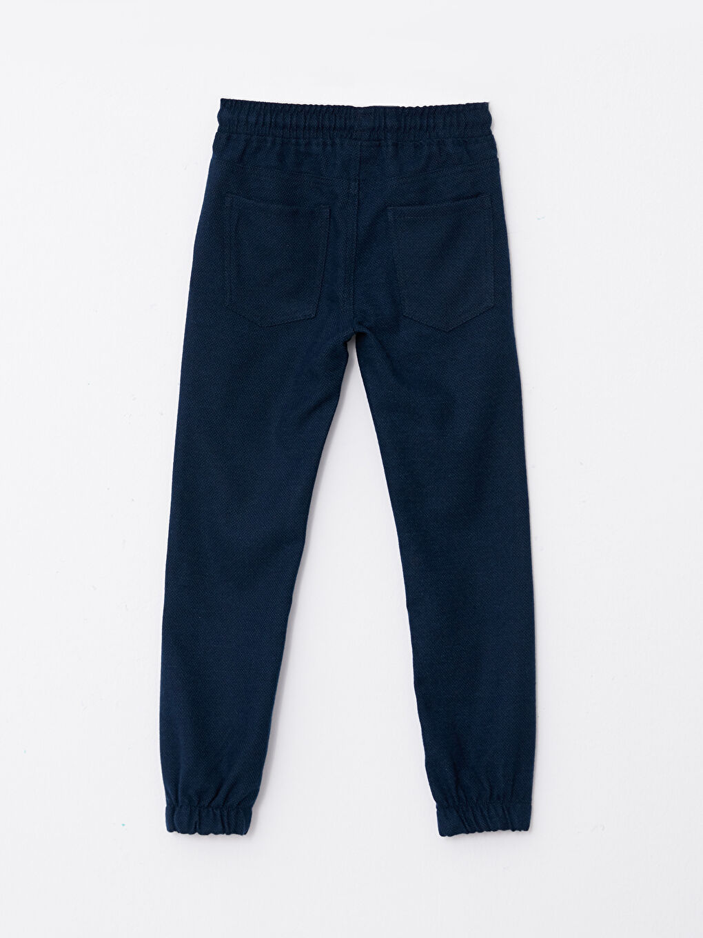 Lacivert Beli Lastikli Basic Erkek Çocuk Jogger Pantolon-1