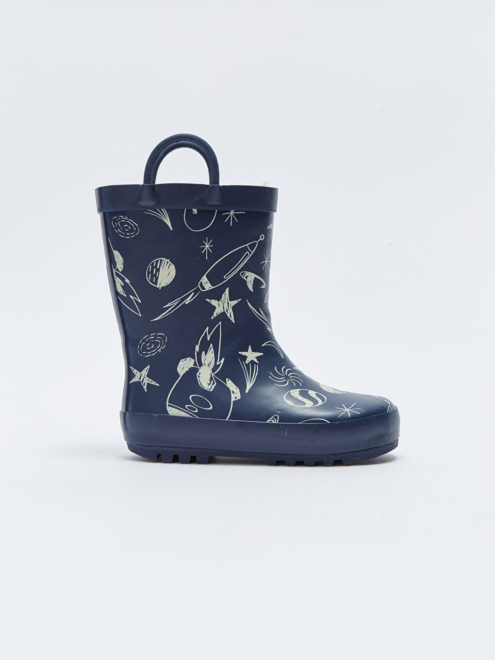 принтті сәби ұлдарға арналған резеңке етік-1