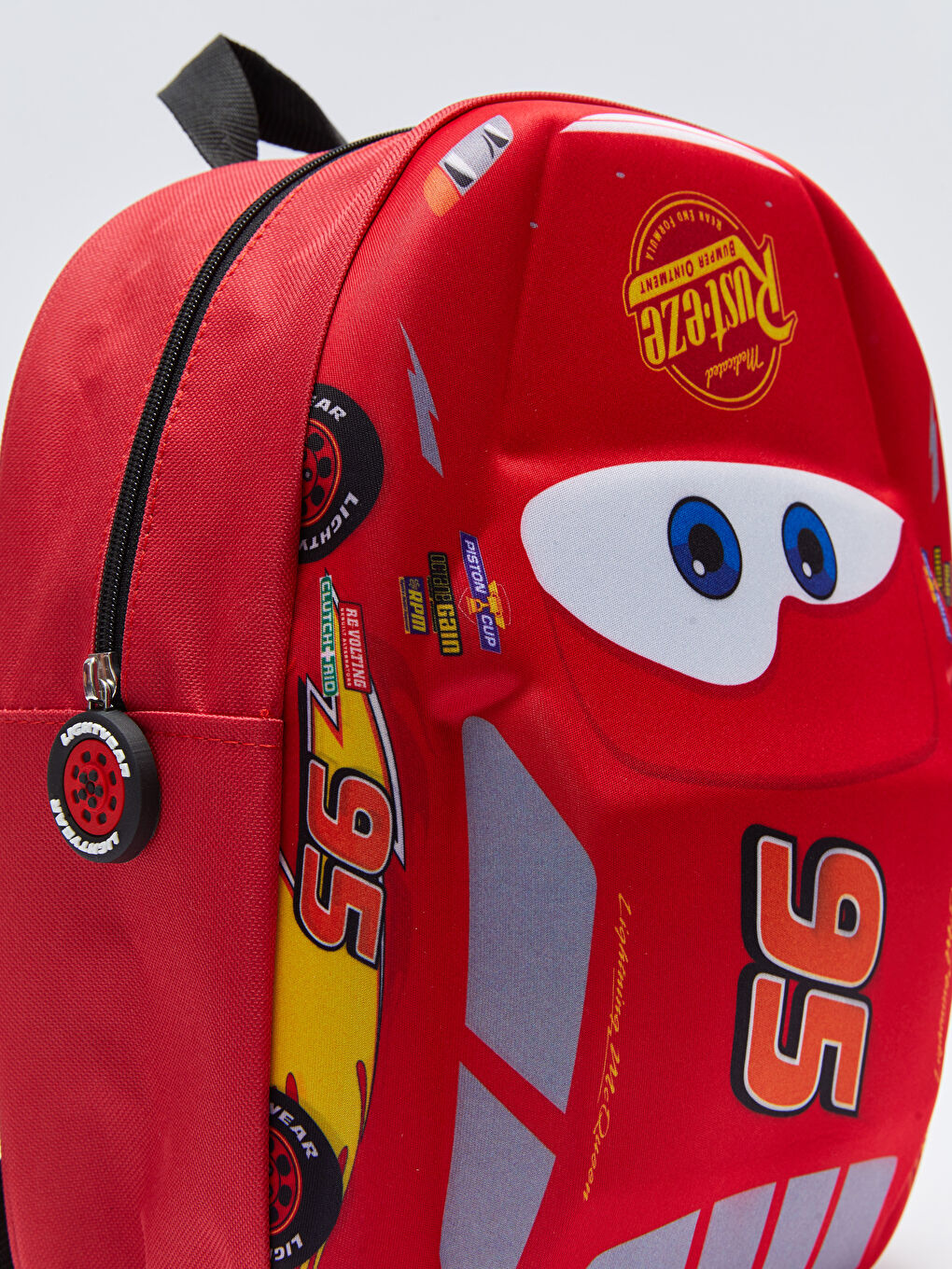 Kırmızı Cars Lisanslı Erkek Çocuk Sırt Çantası-3