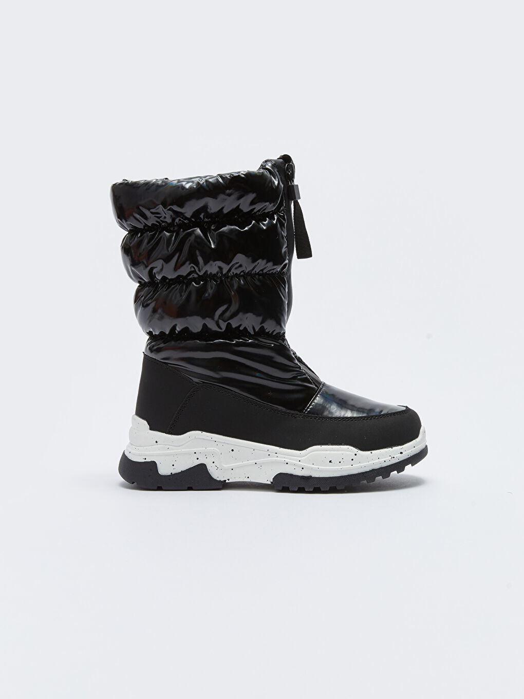 Zippered Thick Sole Girls Snow Boots-1