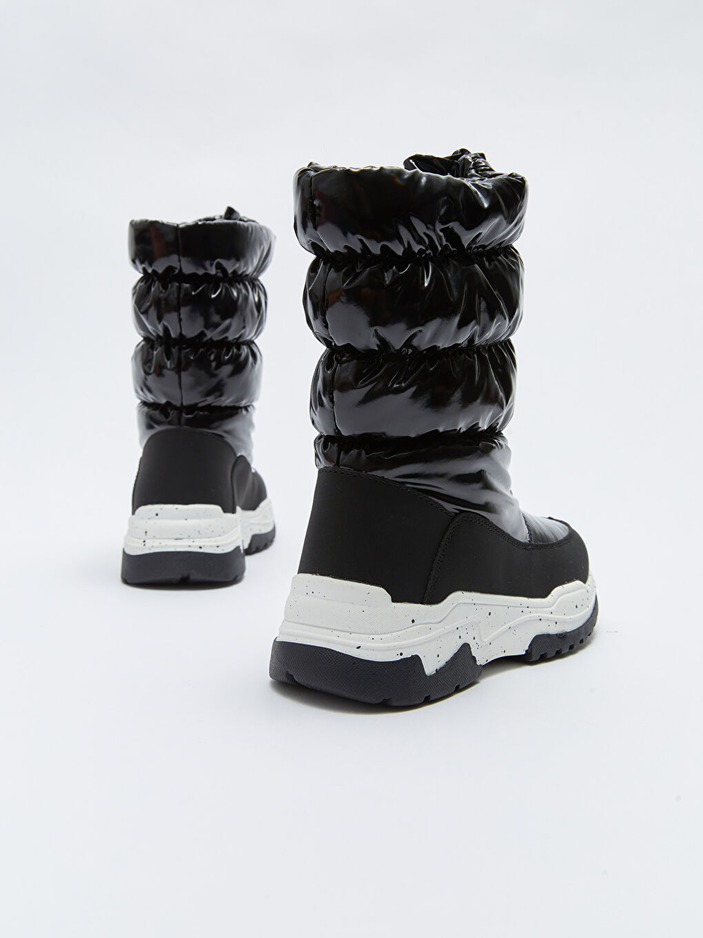 Zippered Thick Sole Girls Snow Boots-4