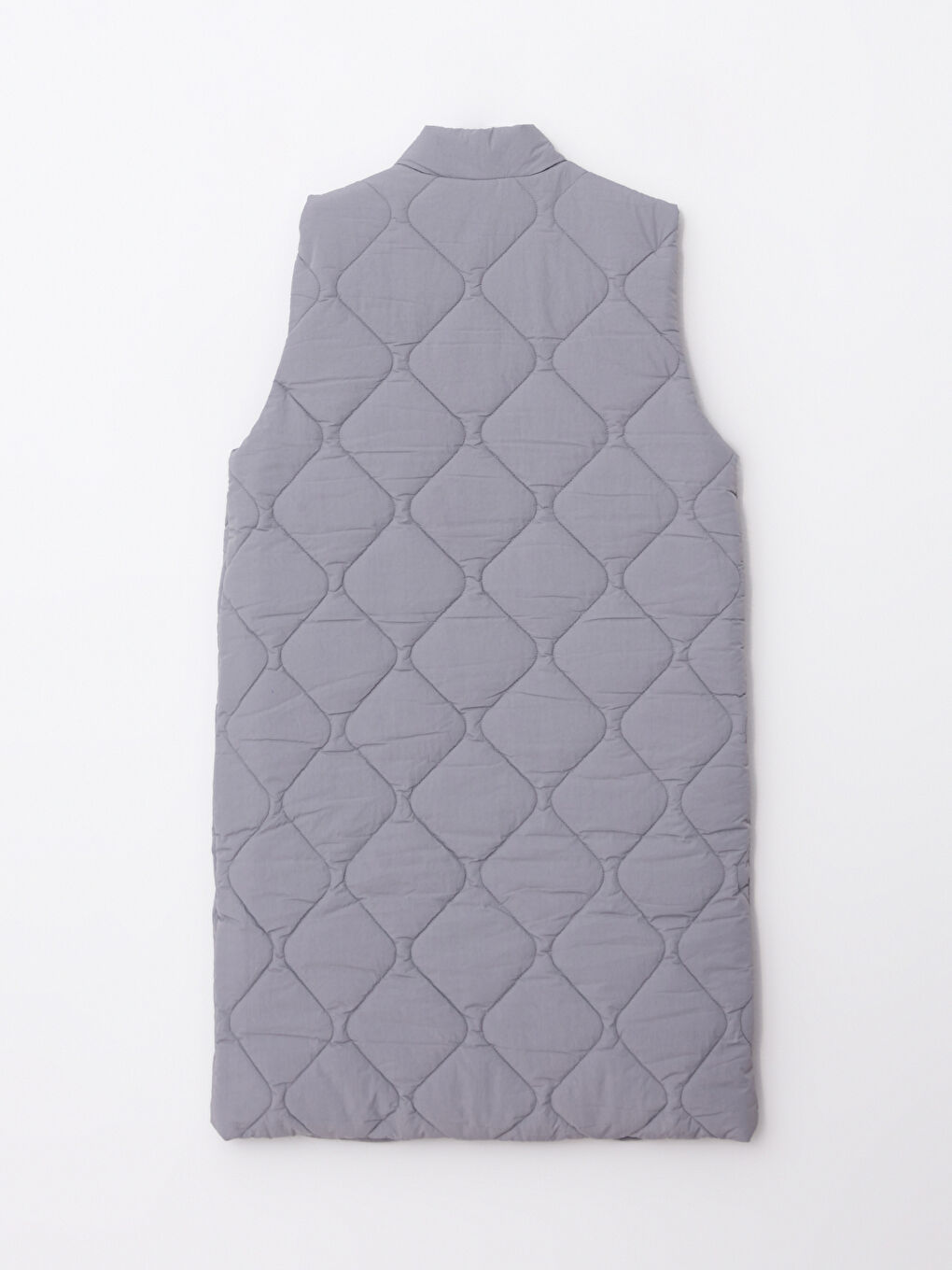 Funnel Neck Quilted Women's Puffer Gilet-8