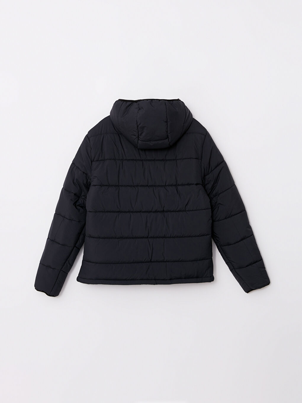 Standard Fit Hooded Men's Puffer Coat-8