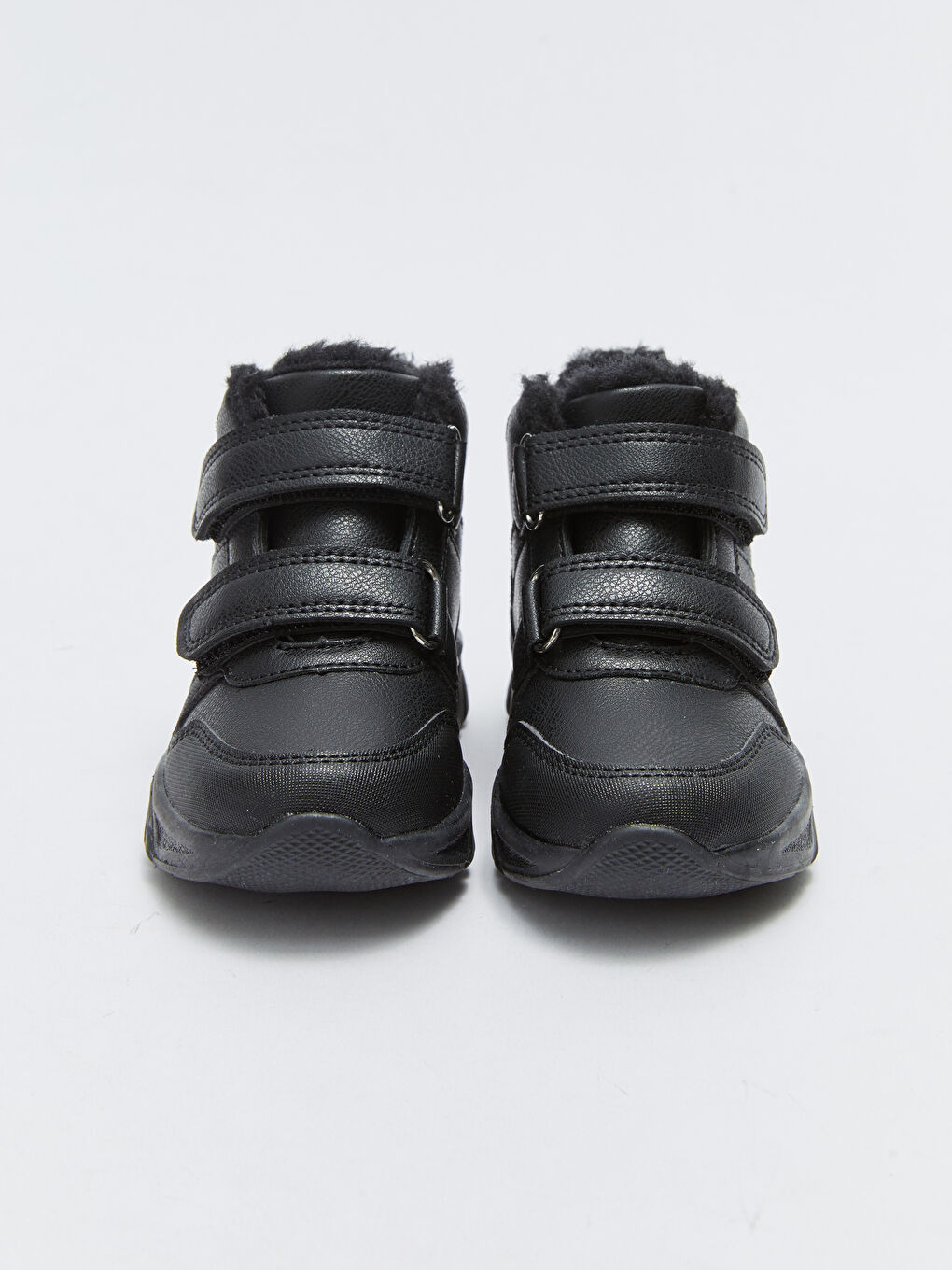 ხელოვნური ტყავის ჰუკი და ლუპი შესაკრავი ჩექმები ბიჭებისთვის-2