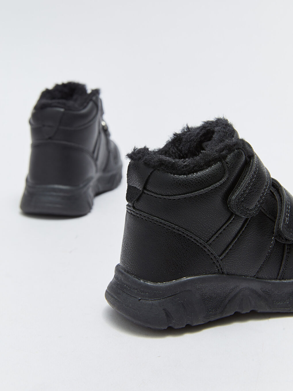 ხელოვნური ტყავის ჰუკი და ლუპი შესაკრავი ჩექმები ბიჭებისთვის-4