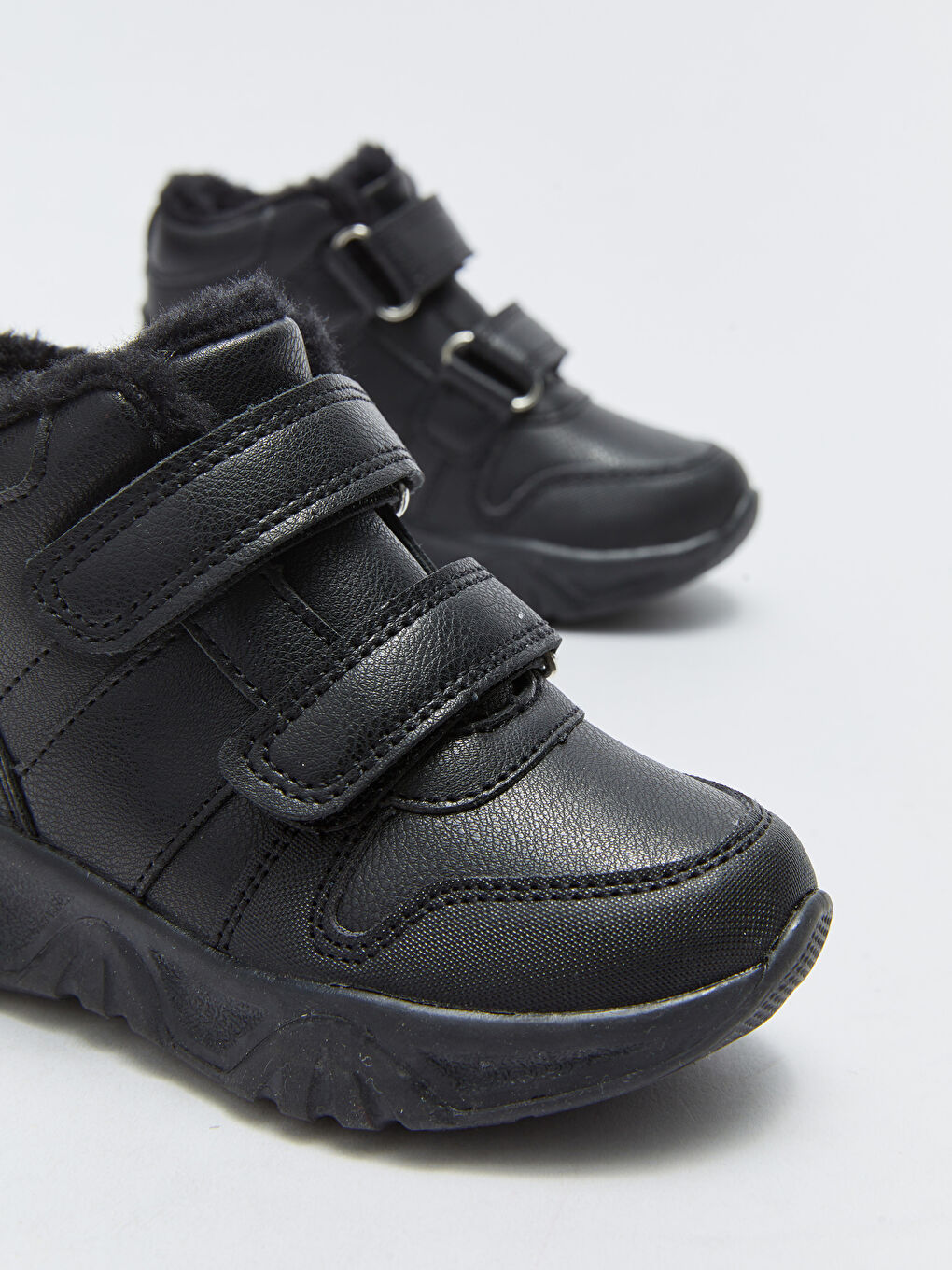 ხელოვნური ტყავის ჰუკი და ლუპი შესაკრავი ჩექმები ბიჭებისთვის-5