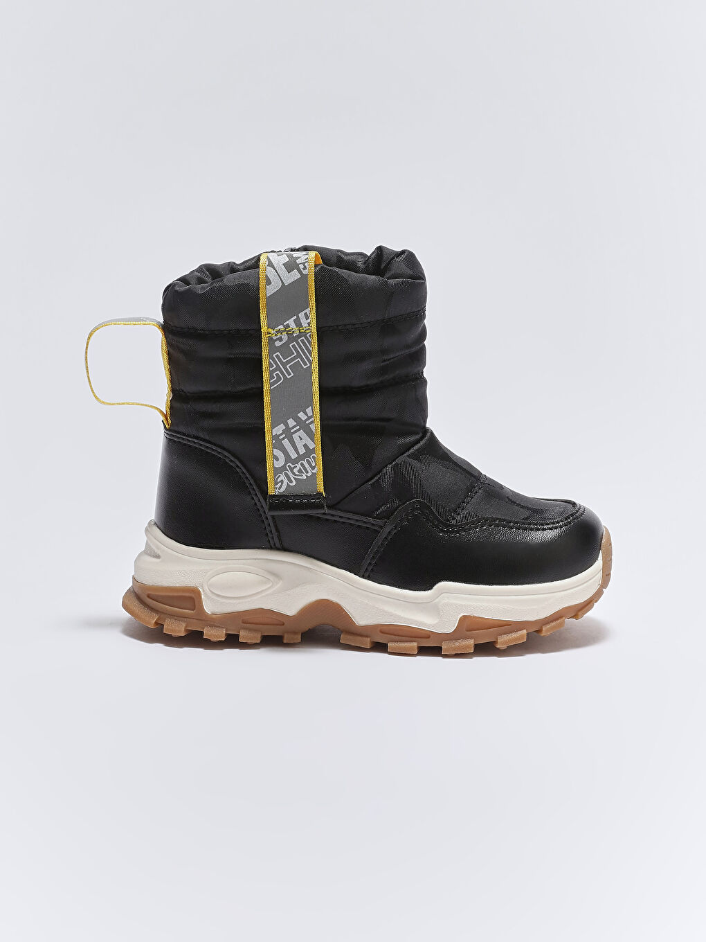 Cizmă de Zăpadă Imprimată cu Fermoar pentru Bebeluși Băieți-1