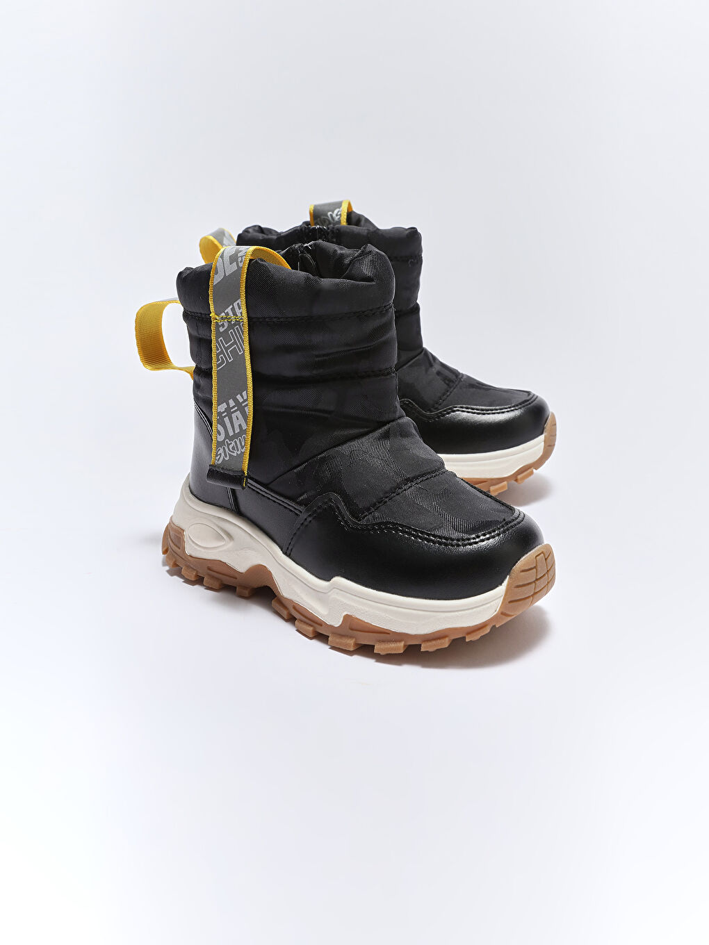 Cizmă de Zăpadă Imprimată cu Fermoar pentru Bebeluși Băieți-2