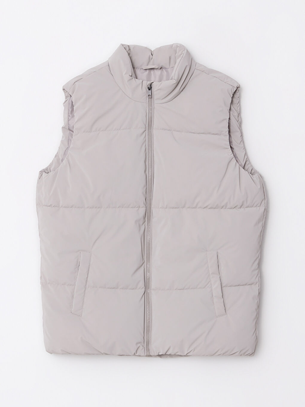 Мужчины Бежевый Дутый жилет-5