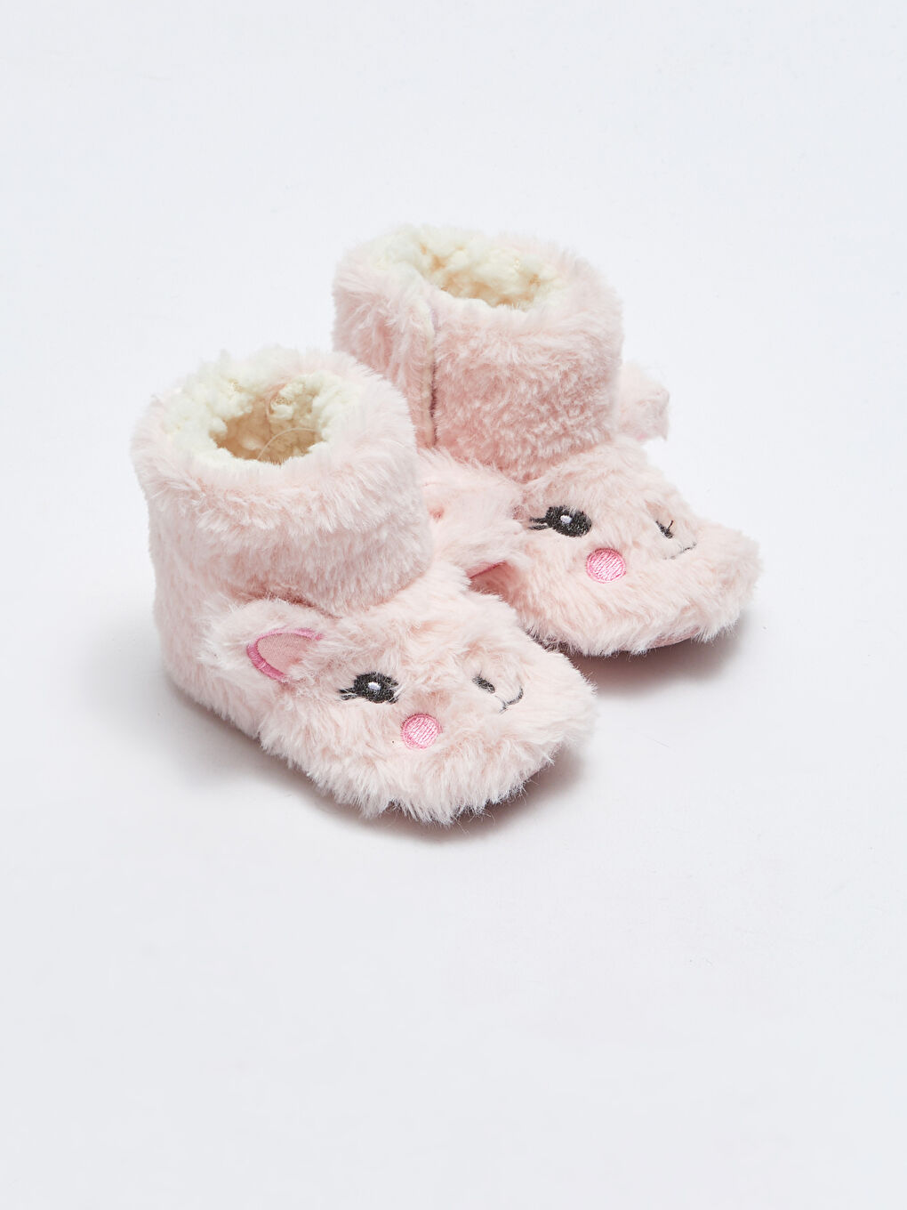 LCW STEPS 3D Applique Detailed Embroidered Girl Pre-walk Shoes with Elasticated Lacing -W22682Z1-CRC