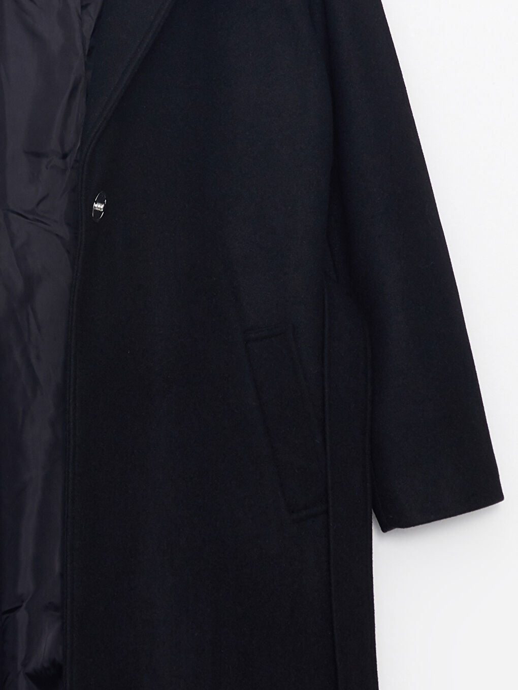 Палто с яка за жени от кашет-7