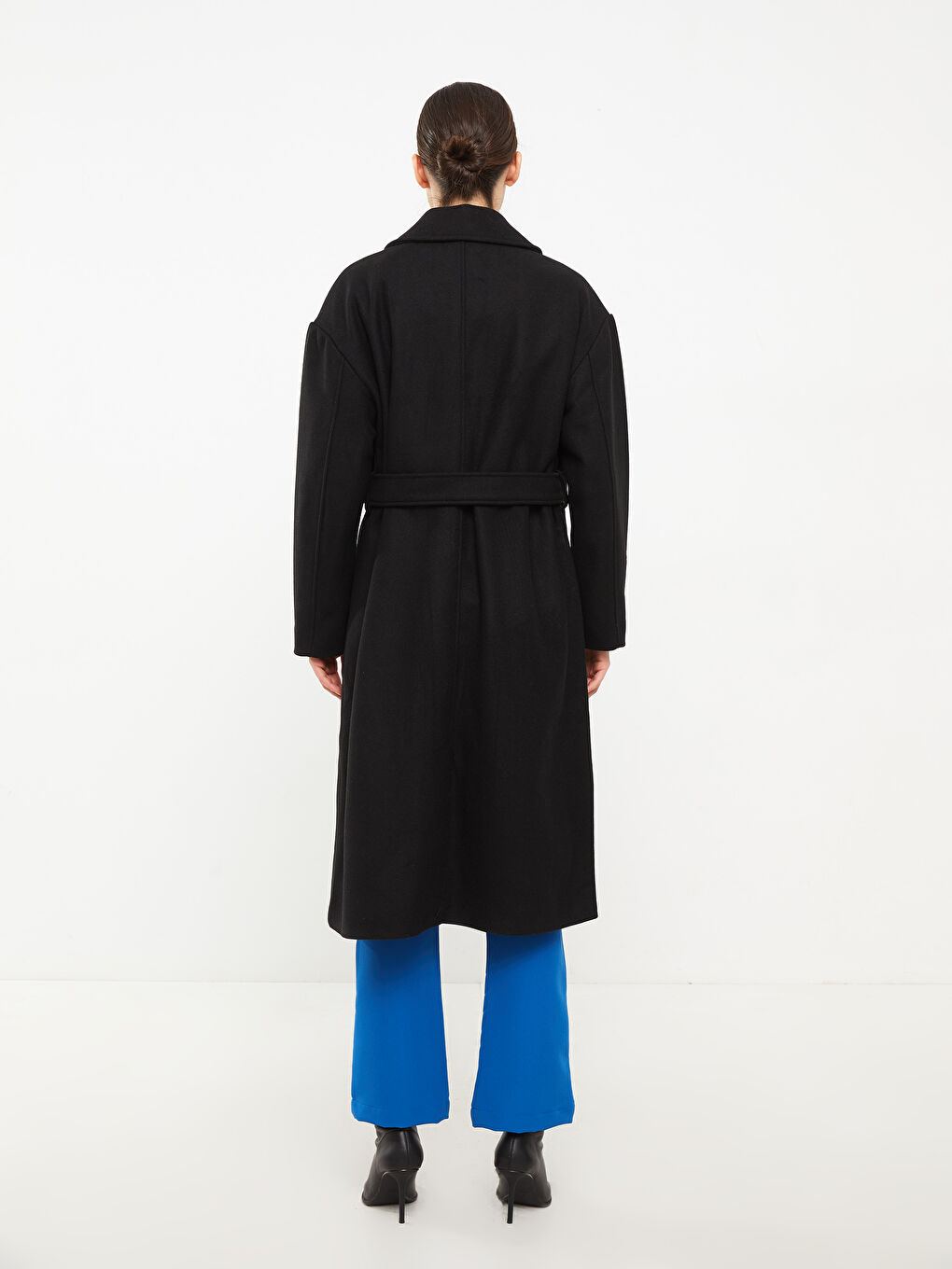 Палто с яка за жени от кашет-5