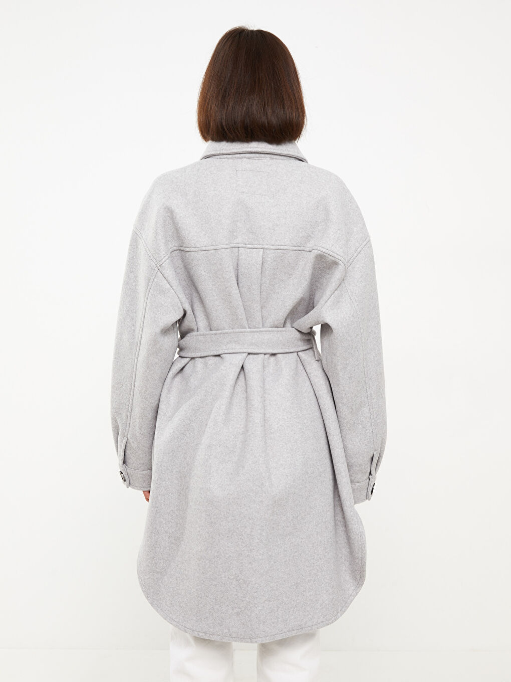 Shirt Neck Regular Long Sleeve Women's Cachet Coat-6