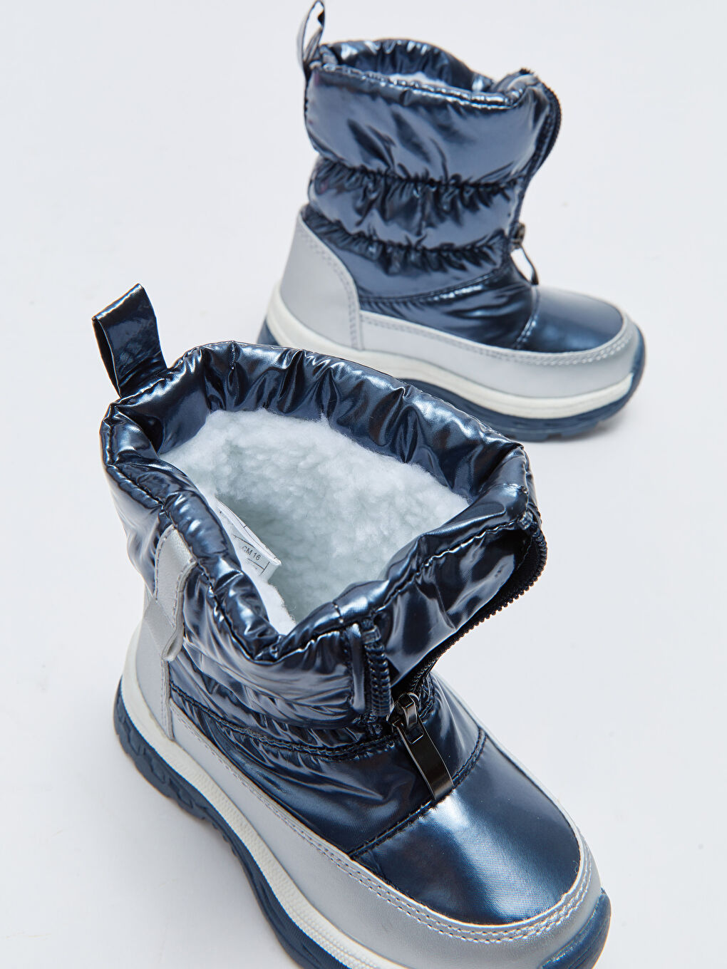 LCW STEPS Zippered Shiny Look Baby Girl Snow Boots -W22694Z1-S9P