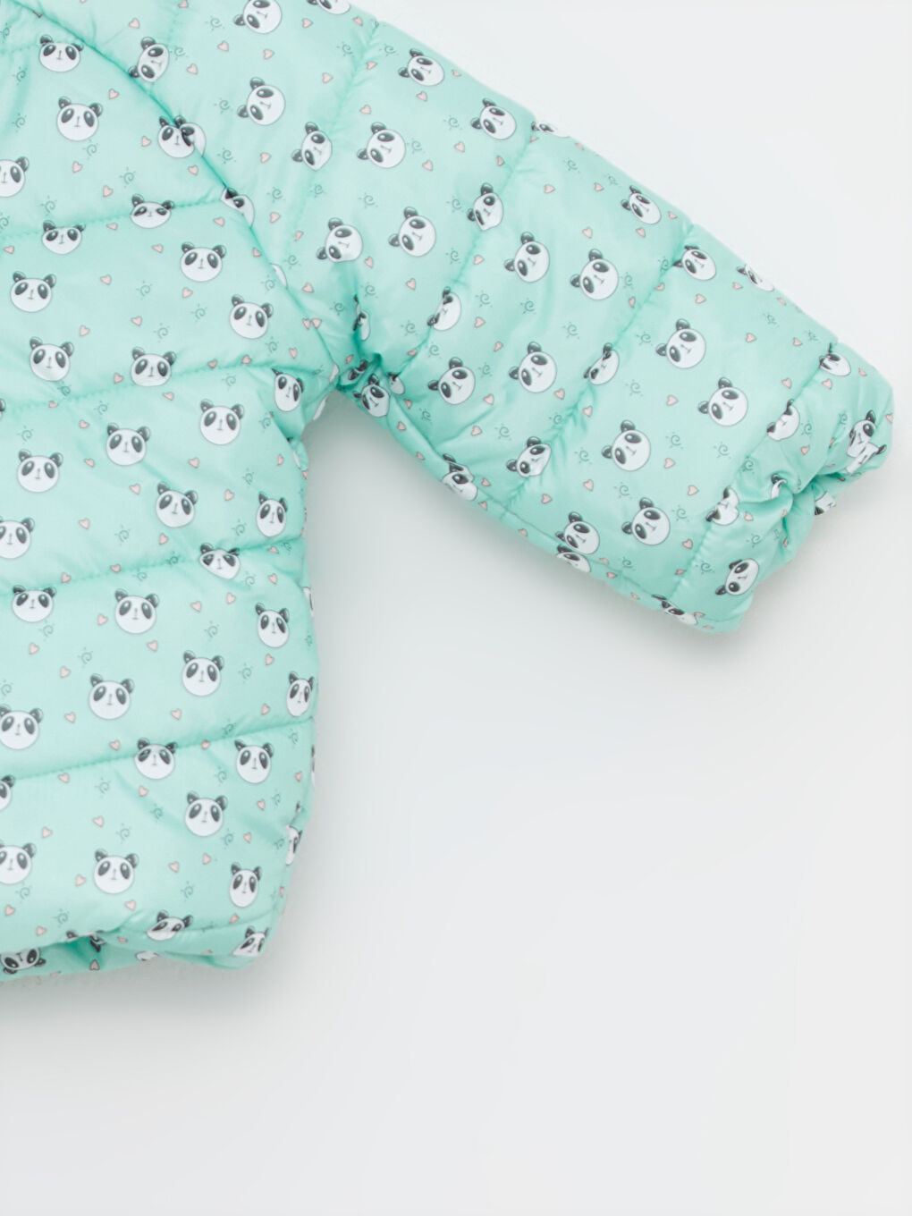 LCW baby Bedruckter Baby-Mädchen-Mantel mit Kapuze und langen Ärmeln -W22698Z1-LRF