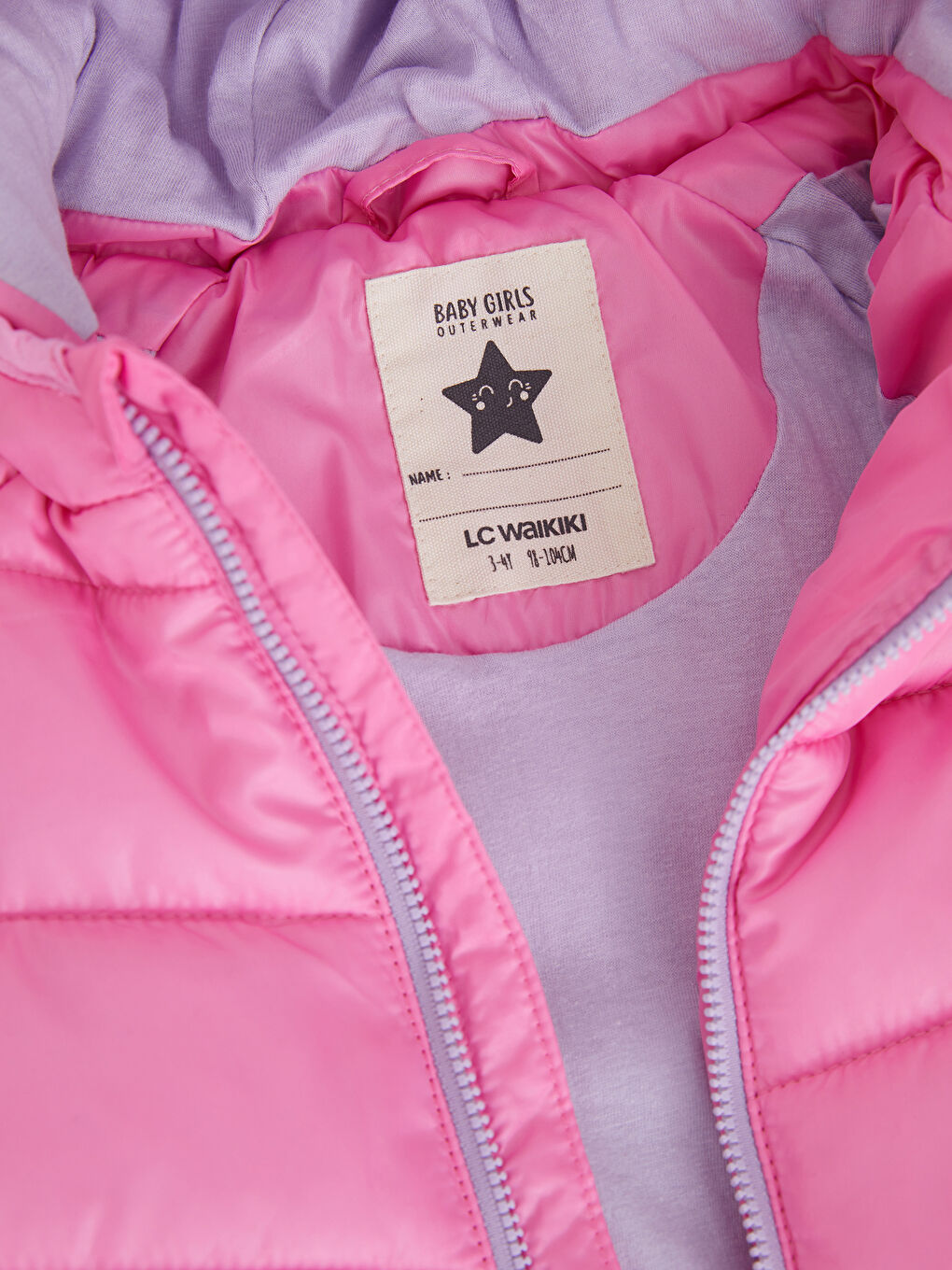 LCW baby Палто с качулка и дълъг ръкав за бебе момиче -W22701Z1-FNL