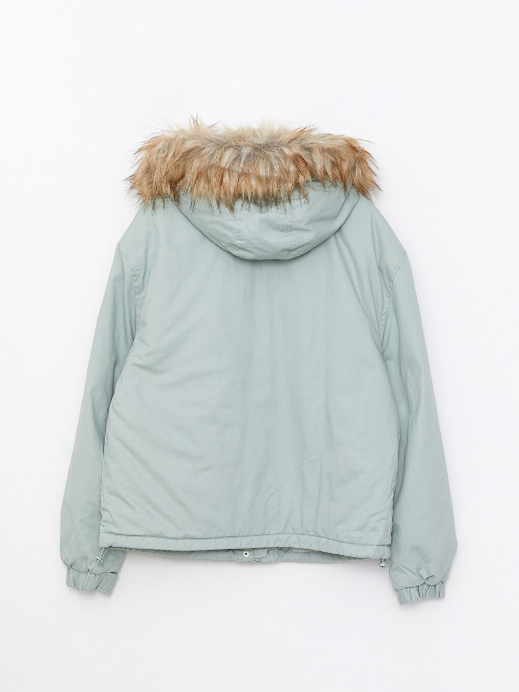 Hooded Regular Long Sleeve Women's Parka-8